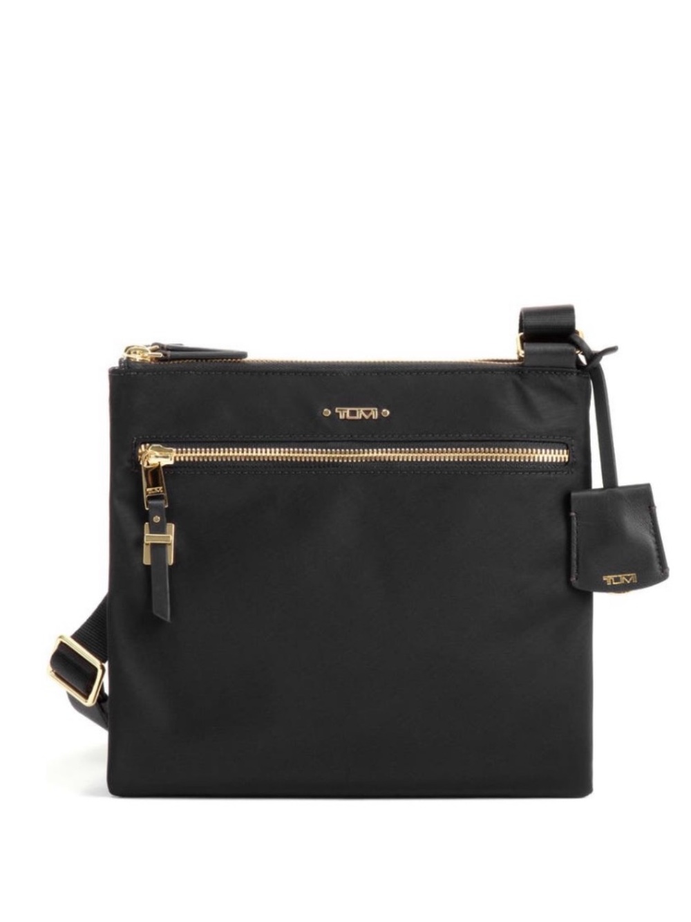 Tumi Voyageur Tula Crossbody Bag in Black Gold NWT